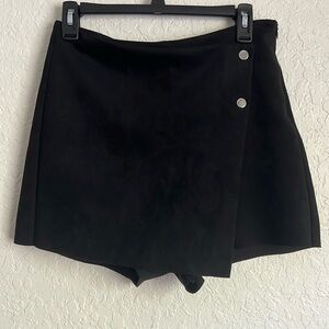Black Suede Zara shorts/ skirts